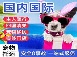 满洲里西郊机场邮寄国际宠物托运 【国